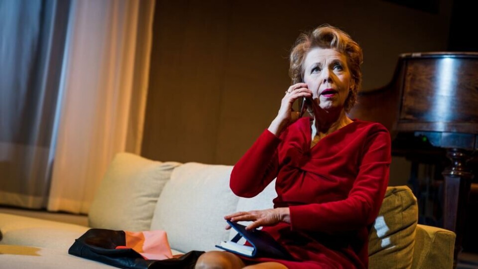 Vivi Sunde i Høstsonaten. Foto: Magnus Furset, Teatret Vårt