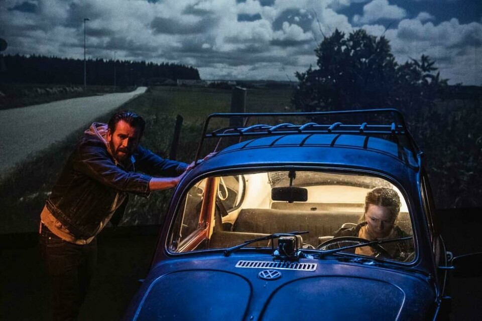 Kyrre Hellum og Kaia Varjord i Vår vesle, Det Norske Teatret. Foto: Bård Gundersen