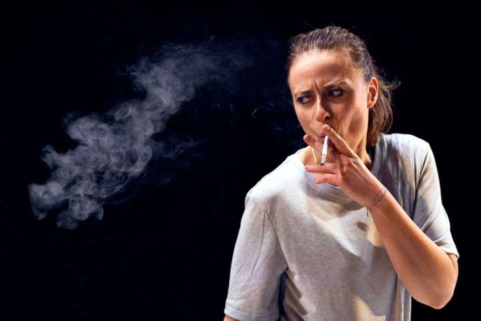 Ine Jansen som Emma i Personer, steder og ting. Foto: Øyvind Eide