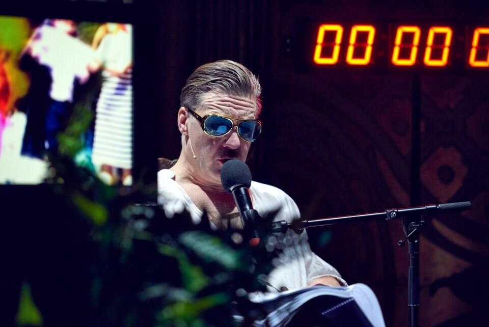 Mads Ousdal som Faust på Nationaltheatret. Regi: Thorleifur Arnarsson. Foto: Øyvind Eide