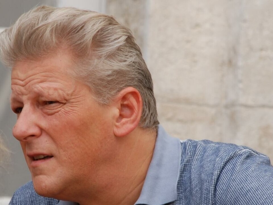 Jan Fabre under møte med pressen i Avignon 2009.