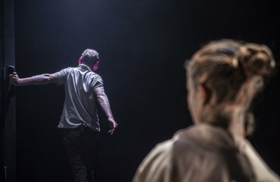 Tung tids tale, regi: Marit Moum Aune. Riksteatret/ Kilden/ Det Norske Teatret 2018/19. Foto: Erik Berg