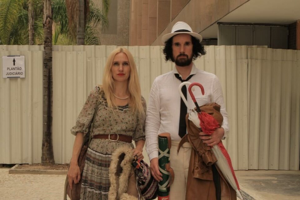 Edy Poppy and Julian Blaue on their investigation journey in Rio de Janeiro, 2018, foto: Diogo Lisboa