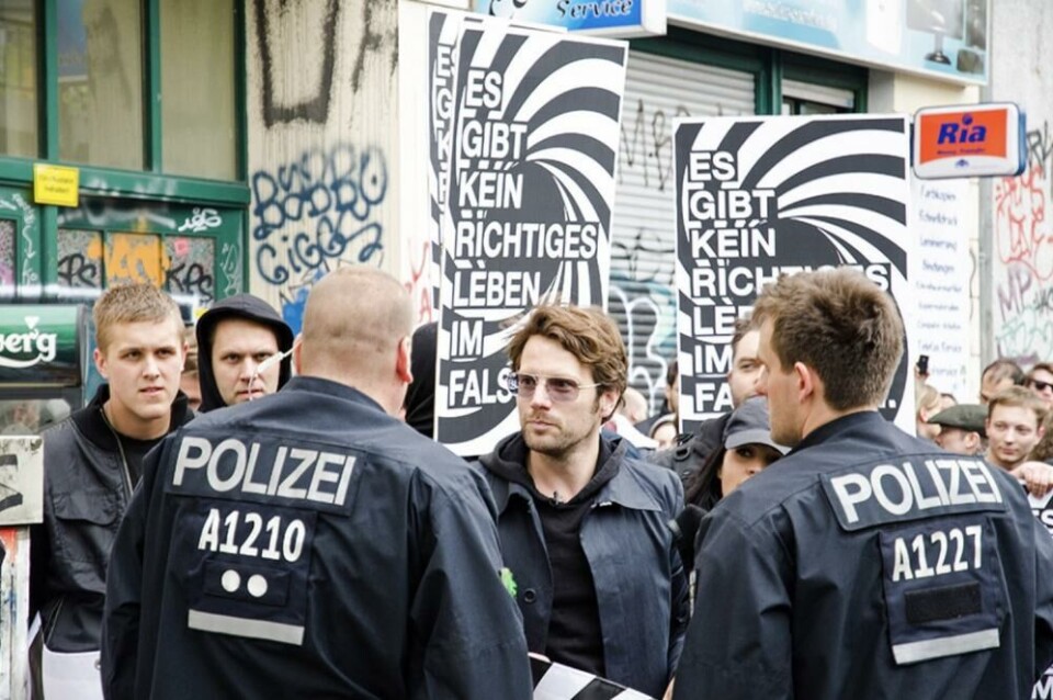 Friedrich von Borries in the RLF-project (Richtige Leben im Falschem). Photo: RLF