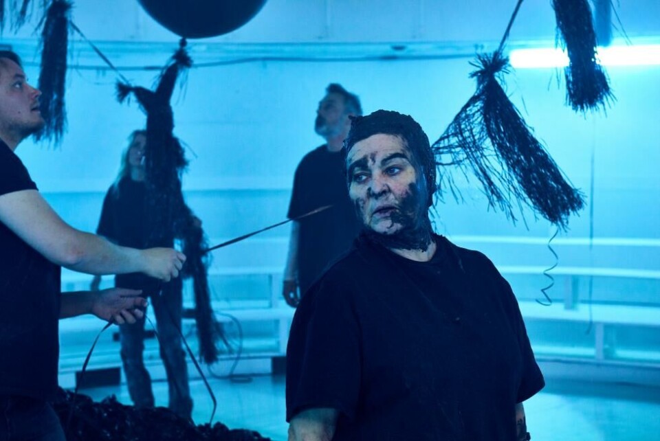 Ellen Horn i Aniara, Torshovteatret. Foto: Øyvin Eide