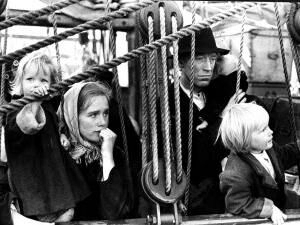 Liv Ullmann och Max von Sydow i Utvandrarna, regi: Lars Troell.