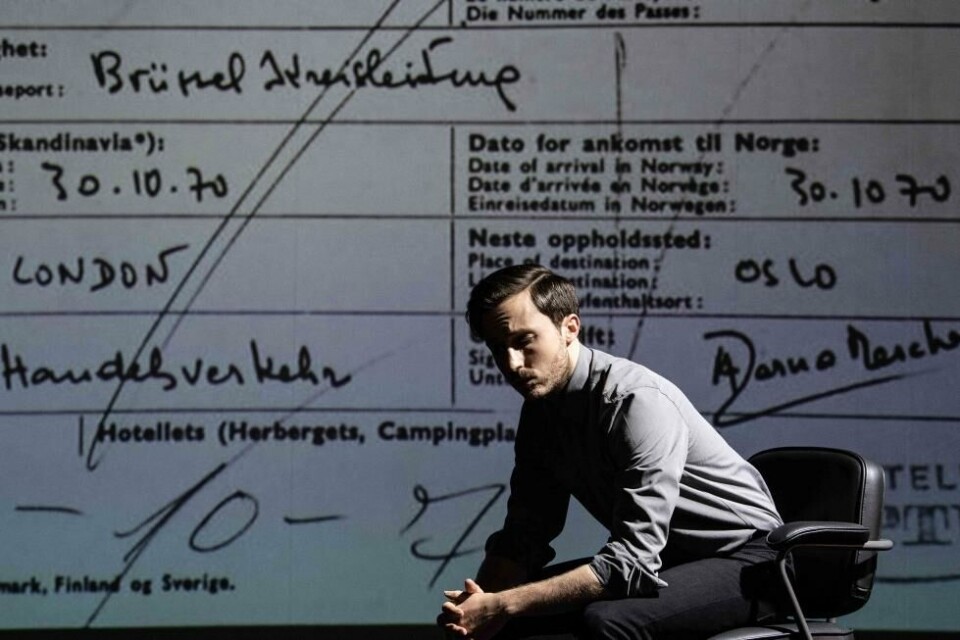 Knut Erik Eggemoen i «Røyk over Isdalen» av Aslak Moe. DNS 2020. Foto: Thor Brødreskift