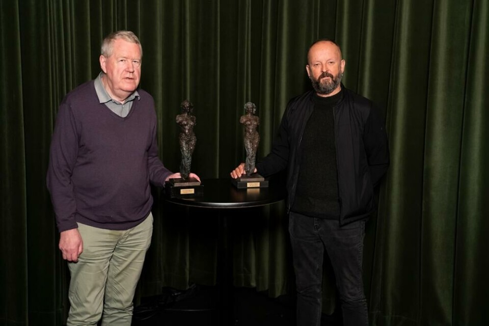 Knut Ove Arntzen og Sven Åge Birkeland. Foto: Sjur Pollen