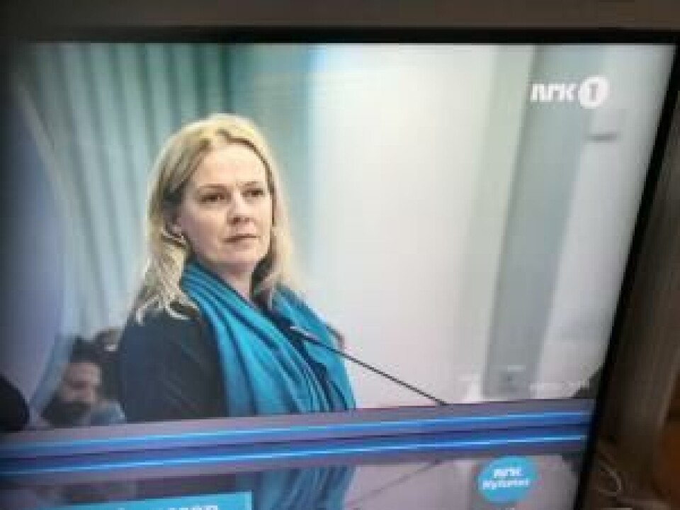 Pia Maria Roll, NRK Dagsrevyen. Skjermdump