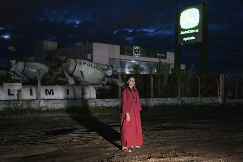 Kay Sara as Antigone in Antigone in Amazonas. Photo: Armin Smailovic
