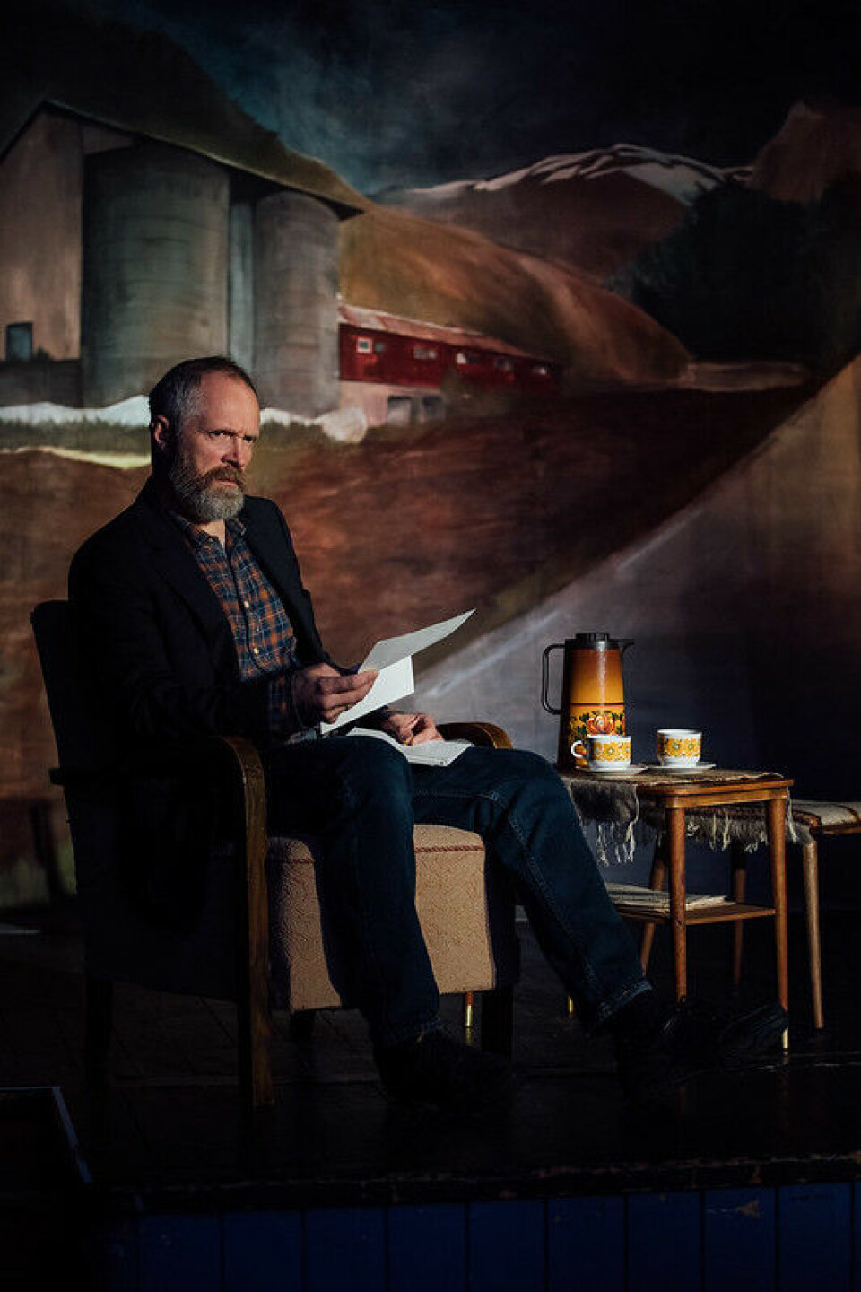 Kyrre Eikås Ottersen i “Bondetinget”. Foto: Espen Nyttingnes.