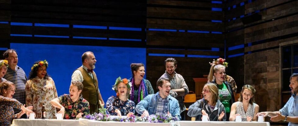 Ensemblet i «Så som i himmelen». Foto: Lars Opstad