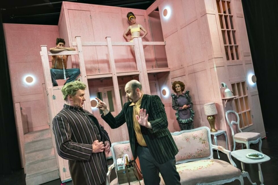 Fra «Panikk i kulissene». Teater Manu 2021.