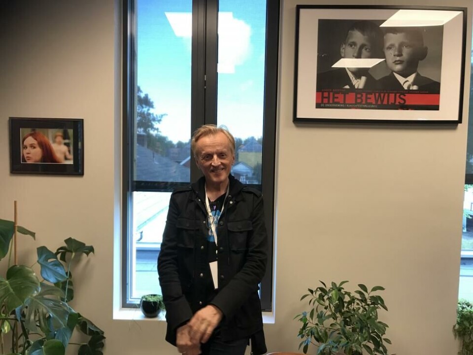 Nyinnflyttet teatersjef Per Ananiassen, Rosendal teater, fredag 23. august. Foto: Therese Bjørneboe