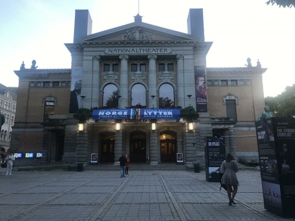 Norge Lytter, Nationaltheatret 1. – 3. juni 2023. Foto: Therese Bjørneboe
