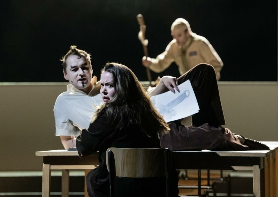 Bartek Kaminski och Ina Sveningdal. Foto: Erik Berg