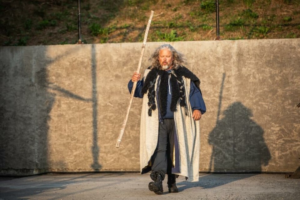 Jonas Kippersund som Prospero. Foto: Jonas Jeremiassen Tomter