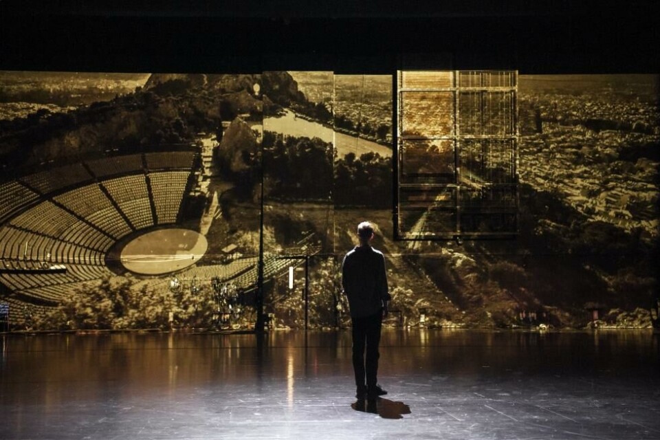 «Oresteia» i en versjon av Jon Fosse, regi: Eirik Stubø. Det Norske Teatret/ Den Internasjonale Fossefestivalen 2023. Foto: Erik Berg