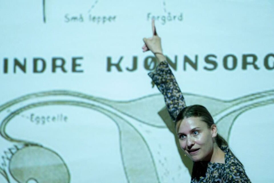 «Vuggevise for barnløse livmødre» av Benedicte Sundsbø. Foto: Lars Opstad.