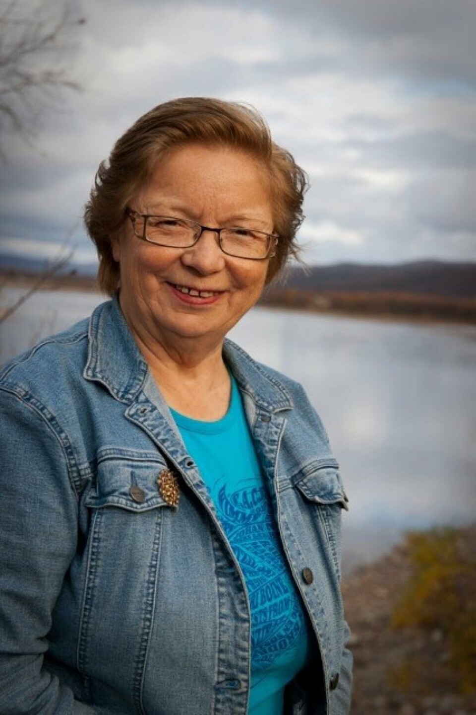 Lyriker og dramatiker Rauni Magga Lukkari. Foto: Minna Saastamoinen