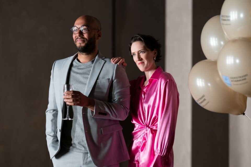 Madou Bah og Ingvild Holthe Bygdnes. Foto: Lars Opstad
