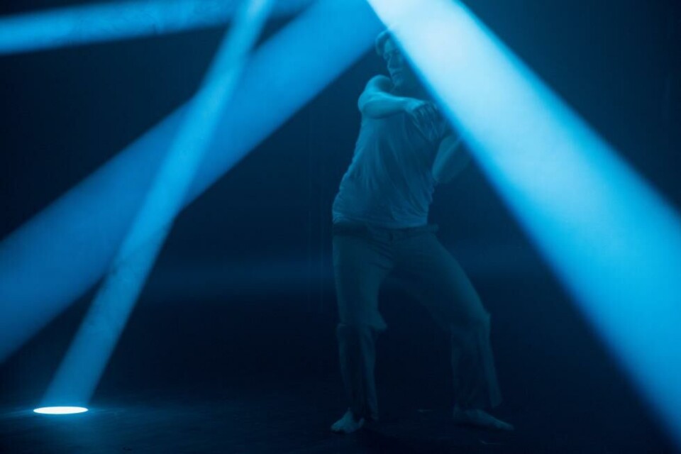 Petter Winther i «Manning er fri» , regi: Line Heie Hallem. Vega Scene 2019. Foto: Johnny Vaet Nordskog