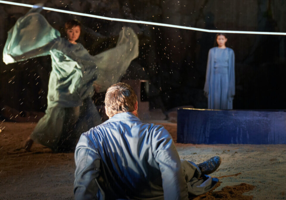 « Fruen fra havet», i regi av Birgit Amalie Nilssen. Kildet Teater i Fjæreheia, 2019. Foto: Stig Håvard Dirdal