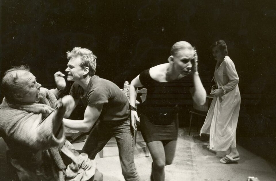 Reddet, Torshov 1989, med bl.a. Morten Faldaas og Anne Krigsvoll. Foto: Leif Gabrielsen
