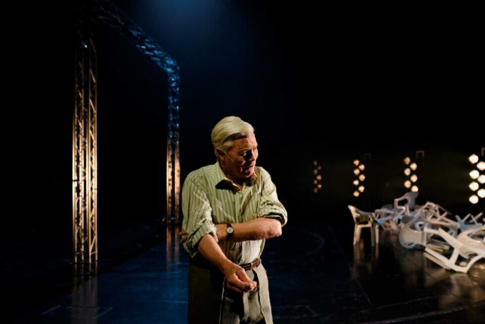 Kim Haugen som Joe i Alle mine sønner, regi: Maren Bjørseth. Nationaltheatret 2024. Foto: Erika Hebbert