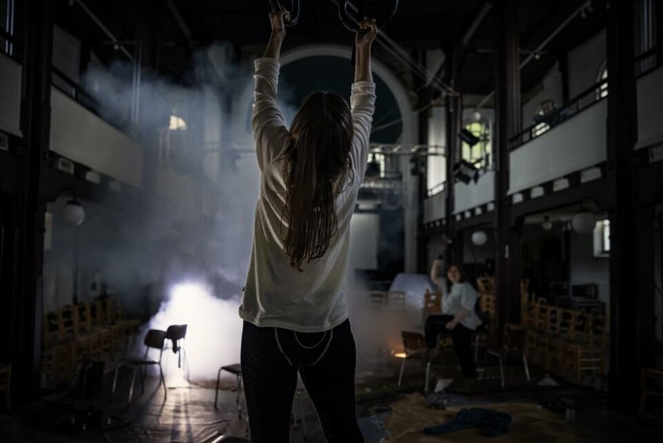 «Jeg er vinden», regi: Magnus Sparsaas. Agder Nye Teater 2024. Foto: Simen Dieserud Thornquist