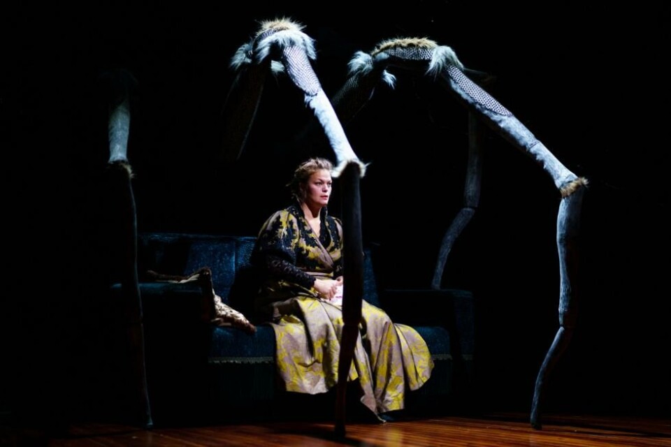 Yngvild Aspeli som Nora i A Doll's House, regi: Yngvild Aspeli og Paola Rizza. Foto: Johan Karlsson