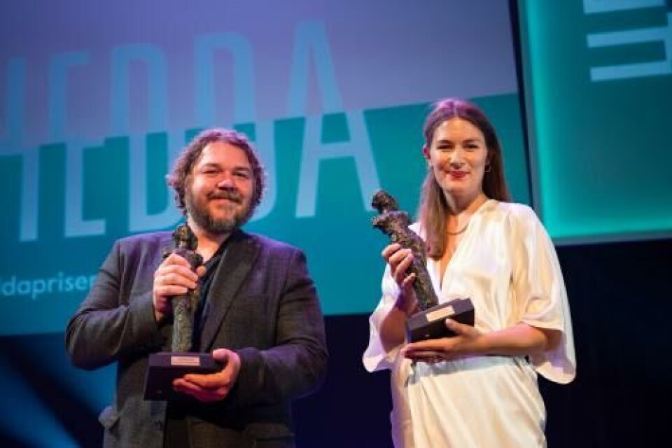 Nils Jørgen Kaalstad og Helga Guren. Foto: Skjalg Vold