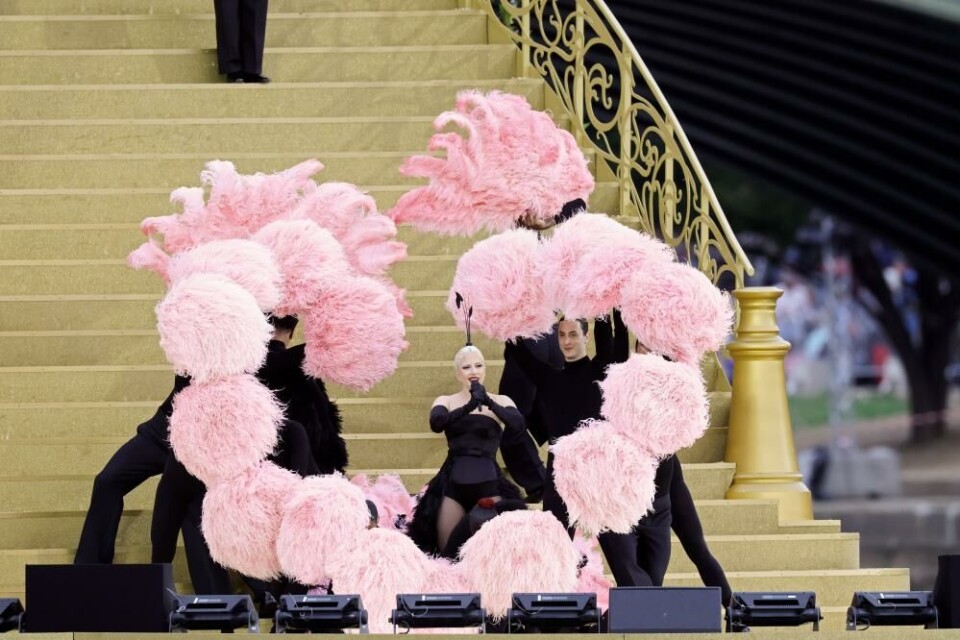 Opningsseremonien i Paris, showet ça ira, med Lady Gaga. © 2024 / International Olympic Committee (IOC) HASSENSTEIN, Alexander