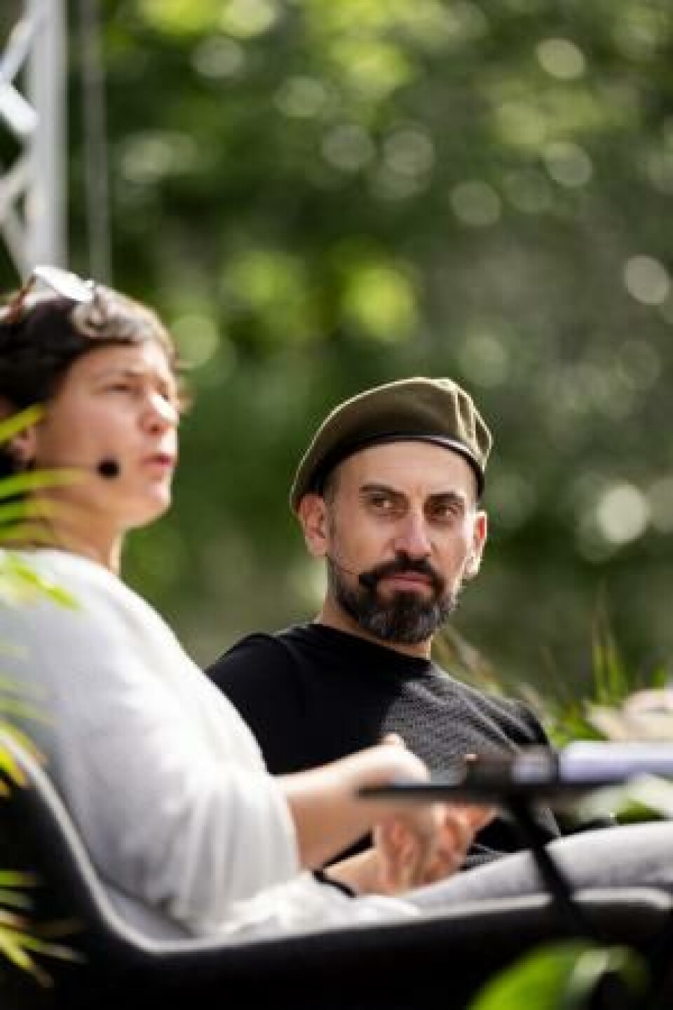 Mia Habib og Ahmed Tobasi. Foto: Ole Martin Wold/Olavsfest