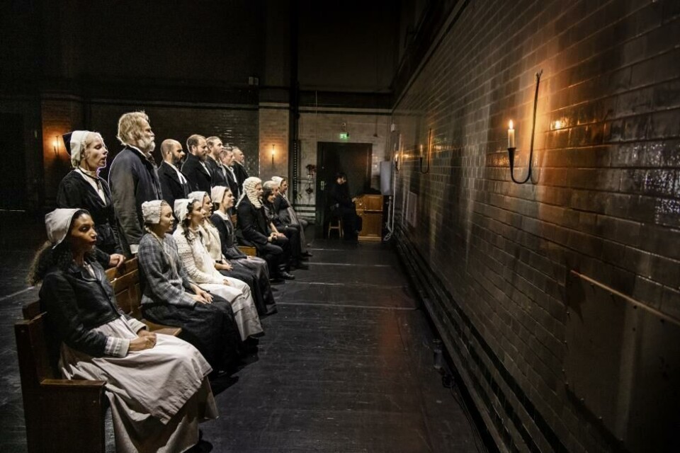 Arthur Millers «Häxjakten», regi: Alexander Mørk-Eidem. Dramaten/ Stadsteatern på Elverket 2019.