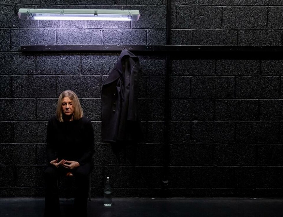 Kate Pendry i «1969. True Crime. Theatre», regi: Mads Sjøgård Pettersen. Black Box Teater 2024. Foto: tale Hennes
