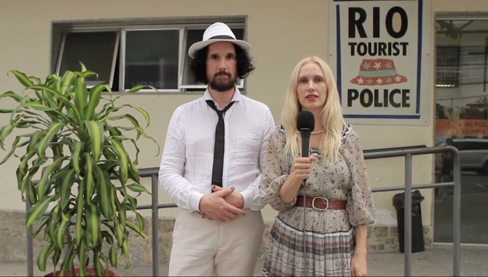 Julian Blaue og Edy Poppy tilbake på research i Rio de Janeiro, 2018. Foto: Diogo Lisboa