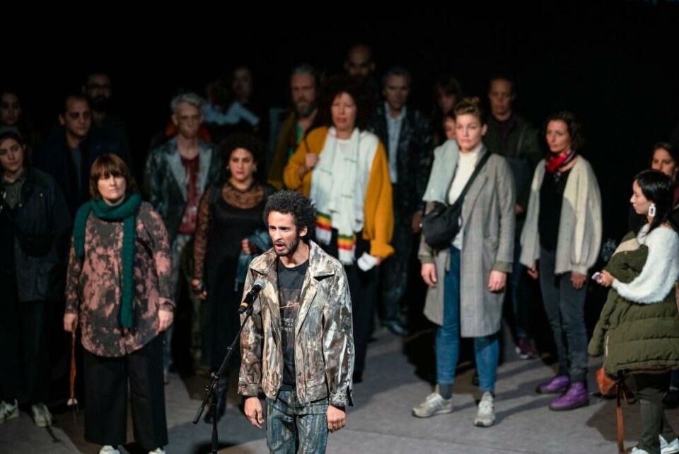 Chorus Skiensianna, regissert av Kai Johnsen, hvor alle medvirkende kollektivt åpnet festivalen.