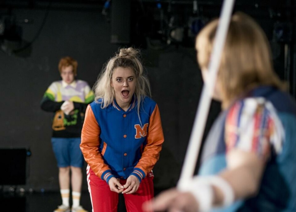 Charlotte Frogner i «Tschick - adjø, Berlin», regi: Mina Salehpour. Det Norske Teatret 2019. Foto: Erika Hebbert