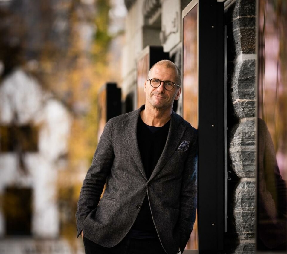 Teatersjef Stefan Larsson. Foto. Magnus Skrede/ DNS