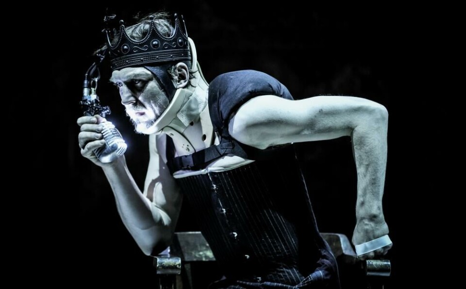 Lars Eidinger so Richard III. Foto: Arno Declair