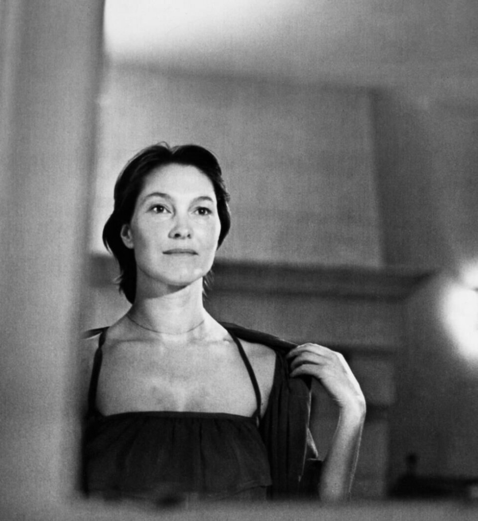 Edith Clever as Lotte in the Film version of Botho Strauß' Gross und klein, directed by Peter Stein 1978/79.