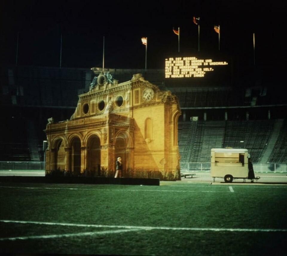 «Winterreise im Olympiastadion», regi: Klaus Michael Grüber. Olympiastadion Berlin, Schaubühne 1977.