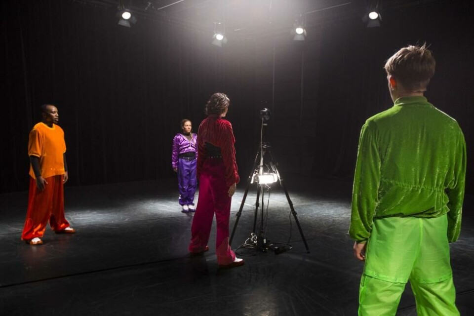 Ensemblet i CULPA. Kilden teater 2020. Foto: Heida Gudmundsdotter