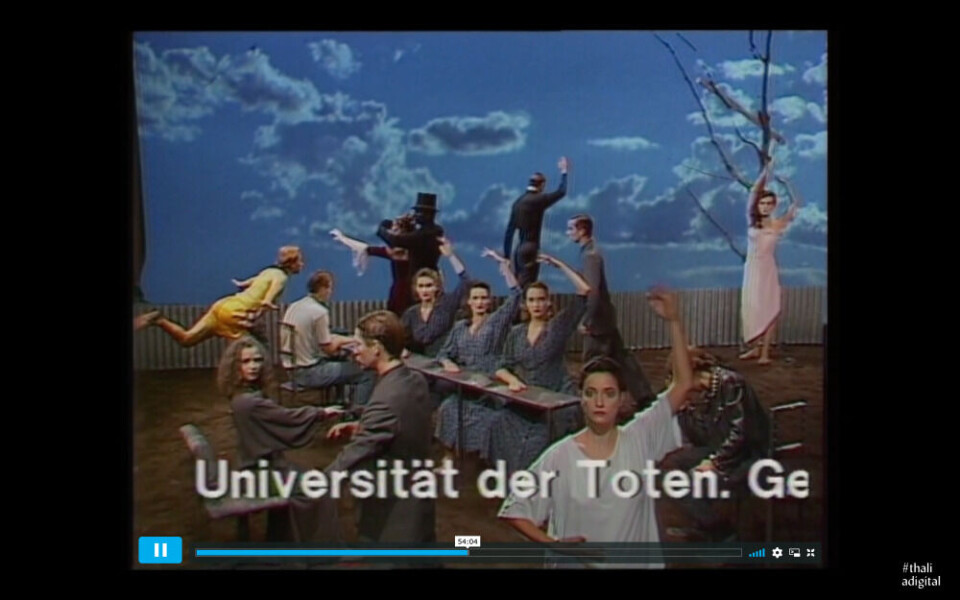 The production from Thalia Theater. Screen shot