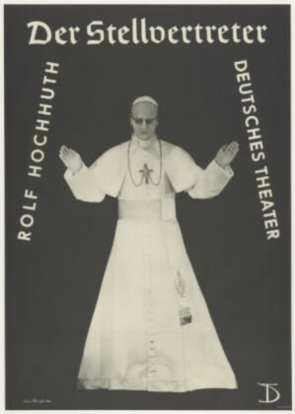 Poster Deutsches Theater designed by John Heartfield