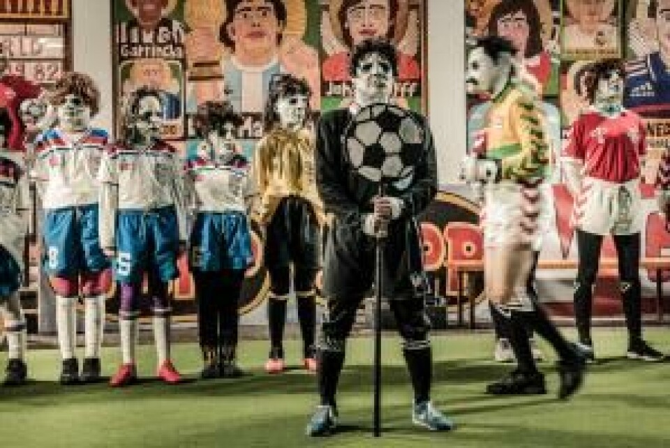 Fotballspelet. Foto: David Zadig