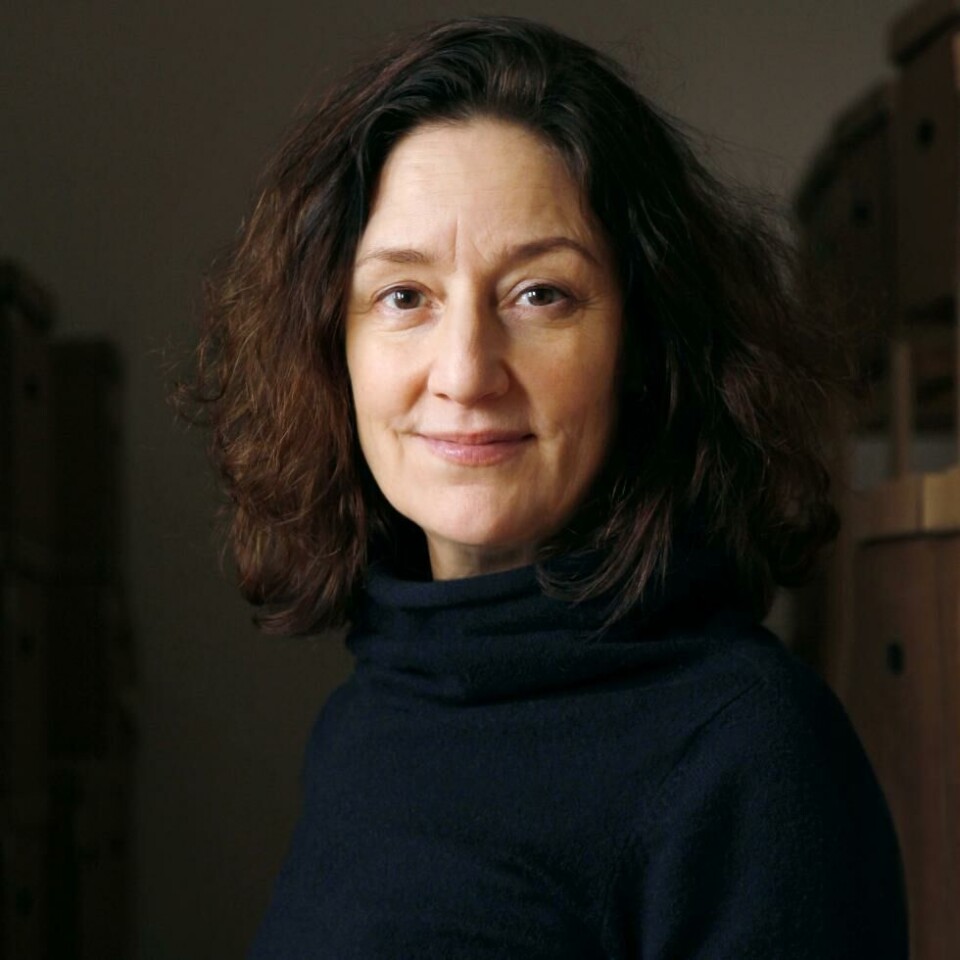 Dramatiker, forfatter og billedkunstner Vibeke Tandberg. Foto: Louise Jacobs.