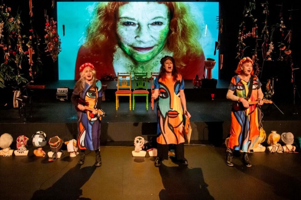 Grrrls over 60, av og med Panter tanter. Rosendal Teater 2021. Foto: Hanna Fauske