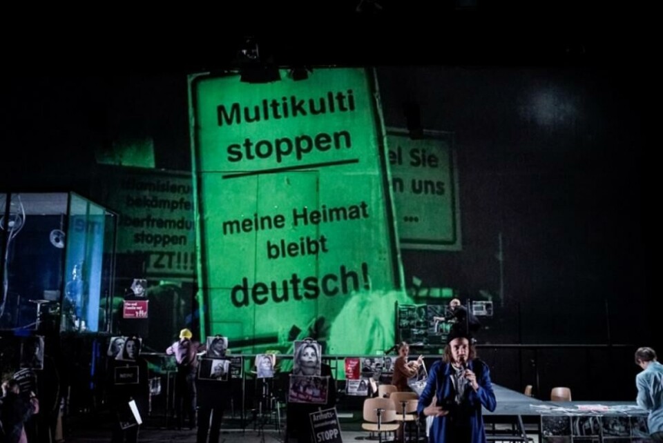 FEAR, by Falk Richter. Schaubühne 2015. Photo: Thomas Aurin